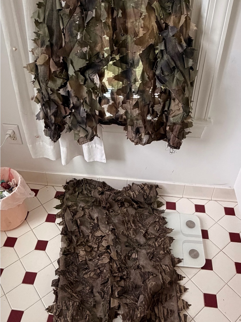Camouflage hunting gear